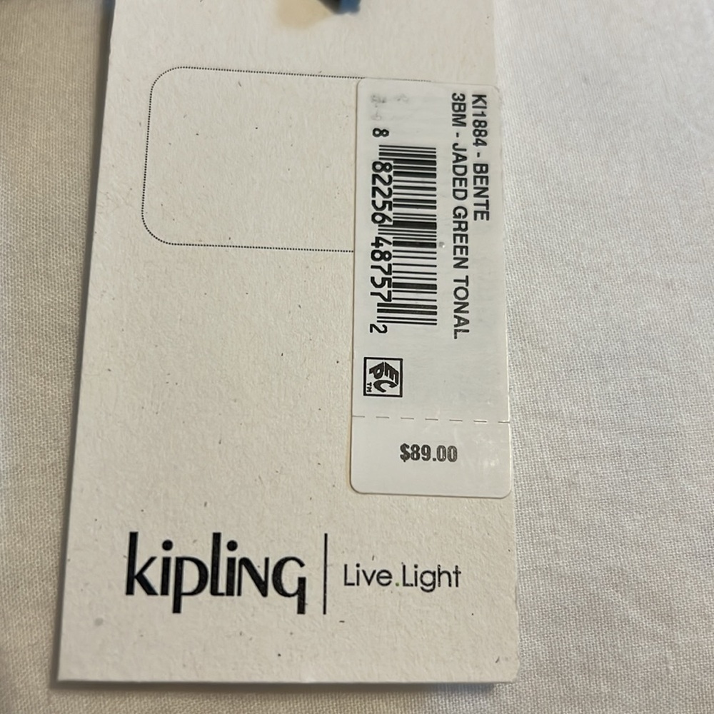 Kipling - Bente Backpack Sling - Jaded Green Tonal - Picture 9 of 9